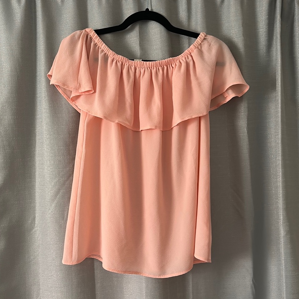 Michael Kors Peach blouse MK - never been worn